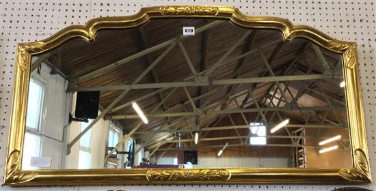 Gilt overmantel